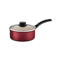 Panela Turim em Alumínio com Revestimento Interno e Externo em Antiaderente Starflon Max Vermelha 18 cm 2 L