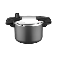 Panela de Pressão Arizona Induction em Alumínio com Revestimento Interno e Externo em Antiaderente Starflon Max Titânio 20 cm 4,5 L