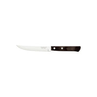 Faca para Churrasco com Lâmina em Aço com Fio Liso e Cabo de Madeira Tratada Polywood Castanho 5