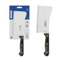 Cutelo Polywood com Lâmina em Aço Inox e Cabo de Madeira Tratada Castanho 6