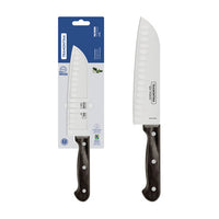 Faca Santoku com Lâmina em Aço Inox e Cabo em Madeira Tratada Polywood Castanho 7