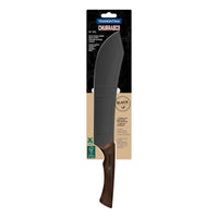 Faca para Carne Churrasco Black com Lâmina de Aço Inox Escurecido e Cabo de Madeira 10"