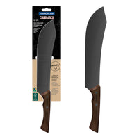 Faca para Carne Churrasco Black com Lâmina de Aço Inox Escurecido e Cabo de Madeira 10"