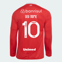 Camisa adidas Internacional Manga Longa 2025/26 I Com Patrocínios