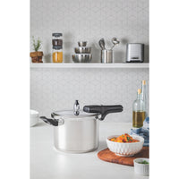 Panela de Pressão Brava em Aço Inox com Fundo Triplo 20 cm 4,5 L