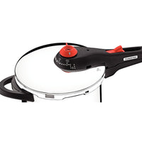 Panela de Pressão Solar em Aço Inox Fundo Triplo com 5 Dispositivos de Segurança 22 cm 6 L