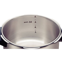 Panela de Pressão Solar em Aço Inox Fundo Triplo com 5 Dispositivos de Segurança 22 cm 6 L