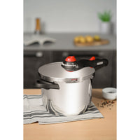 Panela de Pressão Solar em Aço Inox Fundo Triplo com 5 Dispositivos de Segurança 22 cm 6 L