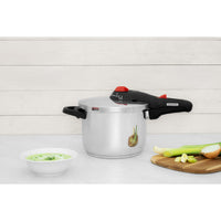 Panela de Pressão Solar em Aço Inox Fundo Triplo com 5 Dispositivos de Segurança 22 cm 6 L