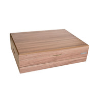 Faqueiro Classic em Aço Inox com Facas de Mesa Forjadas Acabamento Brilho e Estojo de Madeira 130 Peças