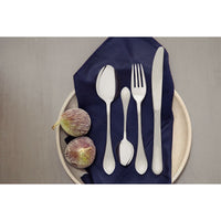 Faqueiro Italy em Aço Inox com Facas de Mesa 6mm Acabamento Alto Brilho e Estojo de Madeira 76 Peças