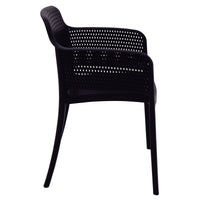 Cadeira Summa Gabriela Eco em Polipropileno Oceano +Clean Preto