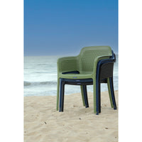 Cadeira Summa Gabriela Eco em Polipropileno Oceano +Clean Azul Yale