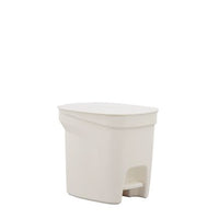Lixeira Compact 7L em Polipropileno Branco com Haste em Aço Galvanizado
