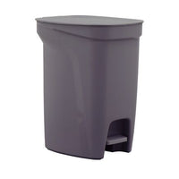 Lixeira Compact 10L em Polipropileno Cinza com Haste em Aço Galvanizado