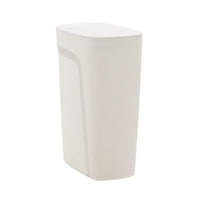 Lixeira Compact em Polipropileno Branco com Tampa Click 10,5 L