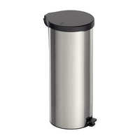 Lixeira com Pedal New em Aço Inox com Acabamento Polido 30 L