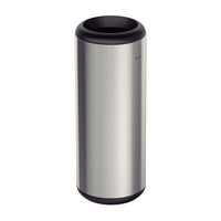 Lixeira Inox Portofino com Acabamento Acetinado e Aro e Base em Polipropileno 31 L