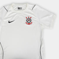 Camisa Corinthians I 2026/27 s/n Torcedor Nike Masculina - Branco+Preto