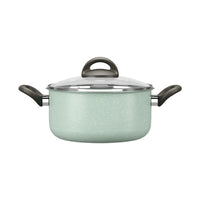 Jogo de Panelas Antiaderente Ceramic Life 5 Peças Suprema Verde
