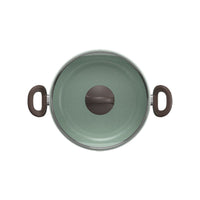 Jogo de Panelas Antiaderente Ceramic Life 7 Peças Suprema Verde