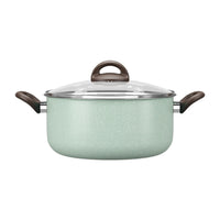 Jogo de Panelas Antiaderente Ceramic Life 7 Peças Suprema Verde