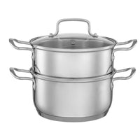 Jogo de Panelas Aço Inoxidável Fundo Triplo 4 Peças Jasmin com Indução Inox