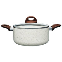 Jogo de Panelas Antiaderente Ceramic Life 5 Peças Smart Plus Vanilla