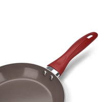 Jogo de Panelas Antiaderente Ceramic Life 5 Peças Easy Vermelho