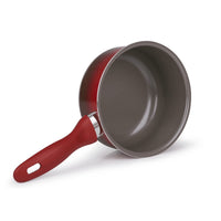 Jogo de Panelas Antiaderente Ceramic Life 7 Peças Easy Vermelho