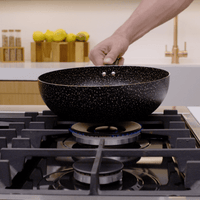 Jogo de Panelas Antiaderente Ceramic Life 6 Peças Suprema Preta